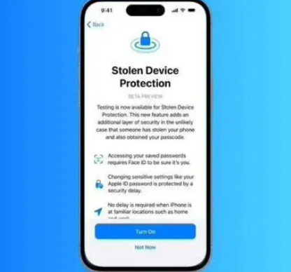 吕梁苹果授权维修店分享被盗设备保护功能开启方法 