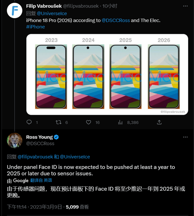 吕梁苹果手机维修分享:屏下Face ID有什么优势？iPhone何时会有屏下Face ID？ 