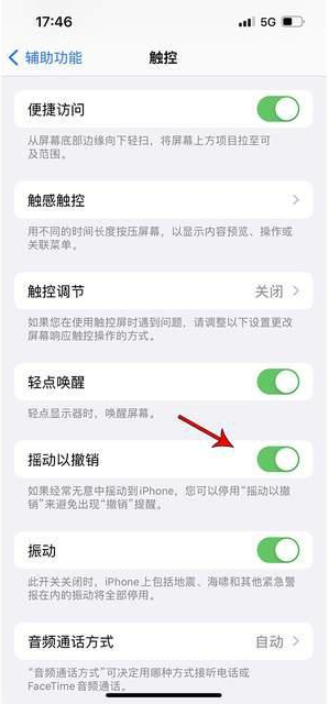 吕梁苹果手机维修分享iPhone手机如何设置摇一摇删除文字 